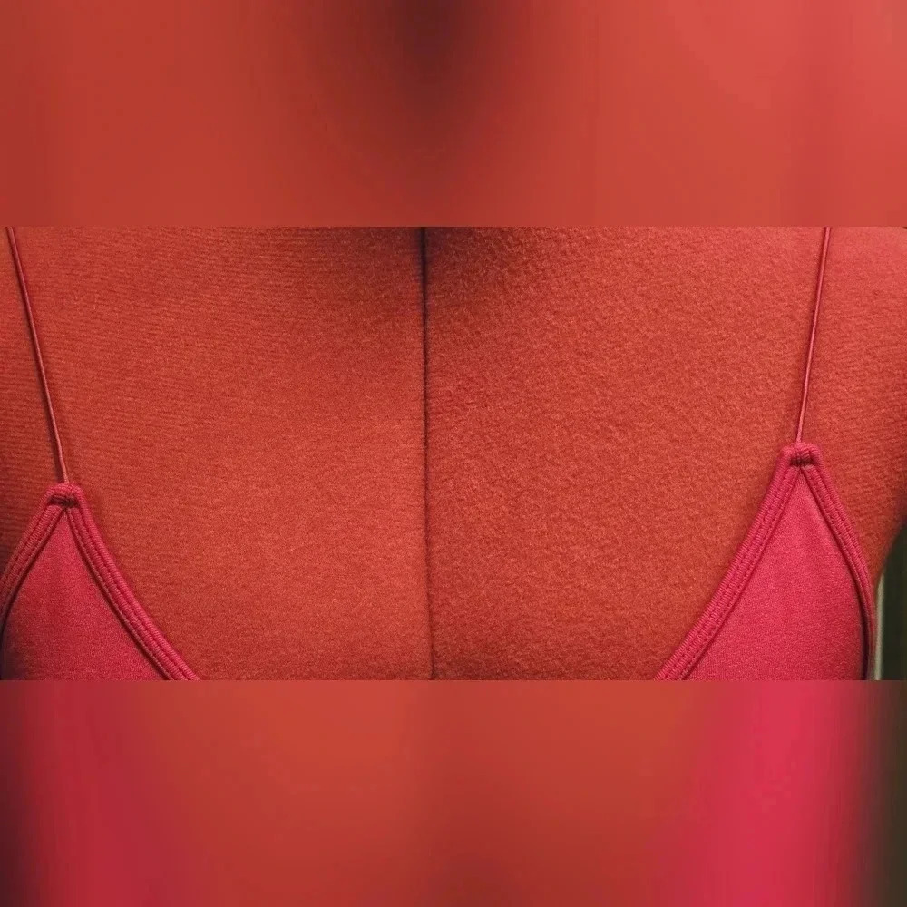 Free People, Size XS/S, Cherry Red Strappy Crop - Picture 13 of 14